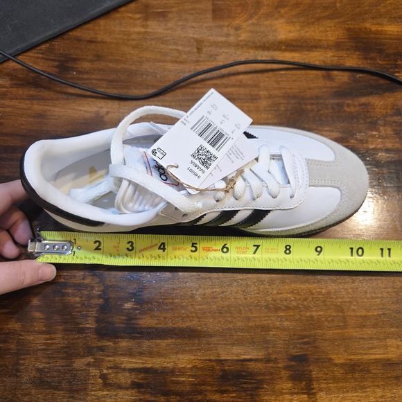 Adidas Unisex Samba White and Black Sneakers Size 5.5 Streetwear Neutral - Picture 7 of 8